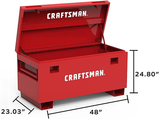 48" Craftsman Jobsite Box in Red