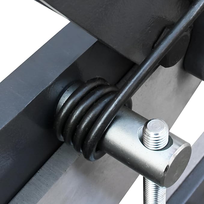 KAKA INDUSTRIAL Manual Metal Shear HS-12, 12 inch Throatless Cutting Machine for Sheet Metal, Plate Steel and Round Bars - Portable Workbench-Mounted Tool