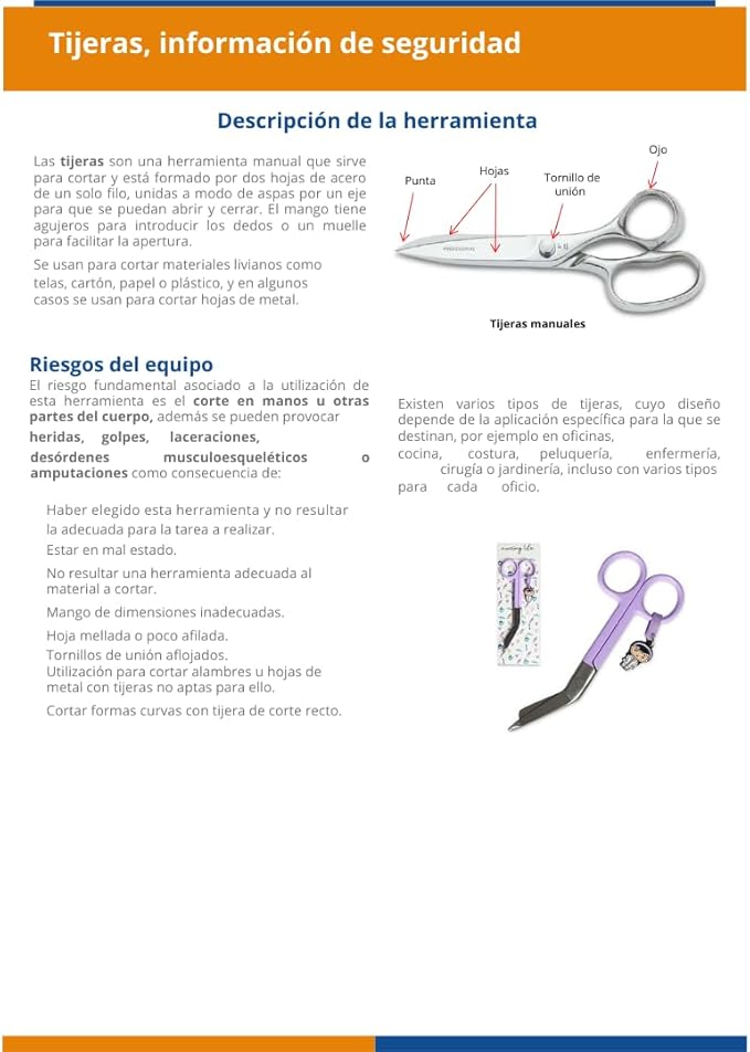 SCISSORS SCISSORS - BLIND TIP - STAINLESS STEEL - DESIGN - DI