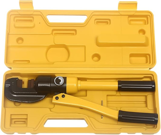 13 Ton 4-22mm Hydraulic Rebar Cutter&Benders Professional Handheld Hydraulic Rebar Cutter w/Box Steel Bolt Chain Cutting Tool for Roll Cages Can Cut Screw Thread Steel (Shear Area Max: 22mm/0.86in)