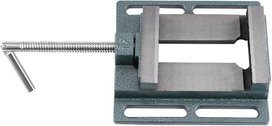 Drill Press Vise, 4" Heavy Duty Cast Iron Opening Size Milling Vice Holder Bench Clamp Woodworking Clamping Vise Machine Bench Top Mount