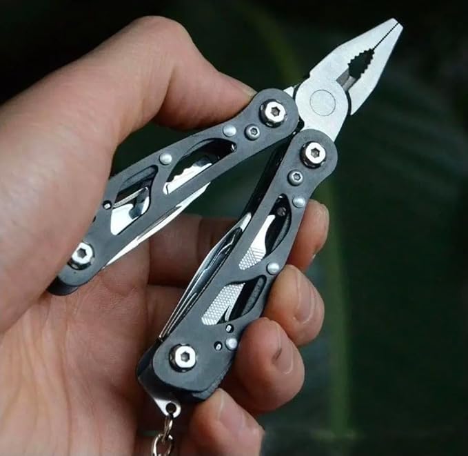 Multitool, 18-in-1 Stainless Steel Multi Tool Pliers with Self-Locking, Pocket Knife, Nylon Sheath, Professional (EDC) Multi-Tool for Survival, Camping, Hiking, and Hunting, Gifts for Men