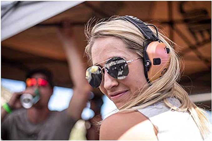 Walker's Razor Slim Ultra Low Profile Compact Design Adjustable Range Shooting Hunting Hearing Protection Electronic Earmuffs