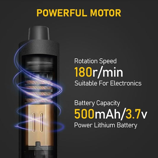 Mini Electric Screwdriver Set,3.7V Cordless Precision Screwdriver Set with 50 in 1 Magnetic Bits,Magnetic Storage,5 Torque Setting,LED Display,Small Repair Tool Kit for Computers,Phones,Watches (Grey)