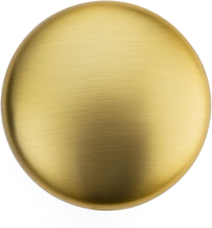 Ravinte 20 Pack Kitchen Cabinet Knobs Dresser Knobs Drawer Knobs Brused Brass Zinc Knobs Brass Drawer Pulls Door Knobs Dresser Drawer Handles Knobs for Dresser Drawers