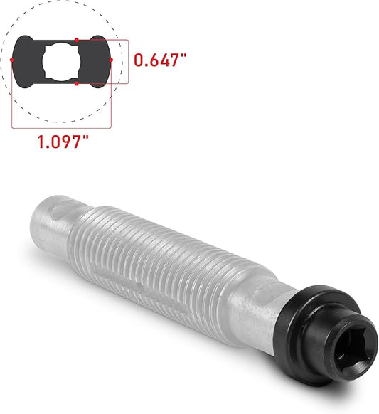 Tiger Tool Leaf Spring Pin Socket Set, Complete Set to Remove and Install Threaded Spring & Shackle Pins on Class 6 ??8 Commercial Heavy Duty Trucks & Equipment, 15111