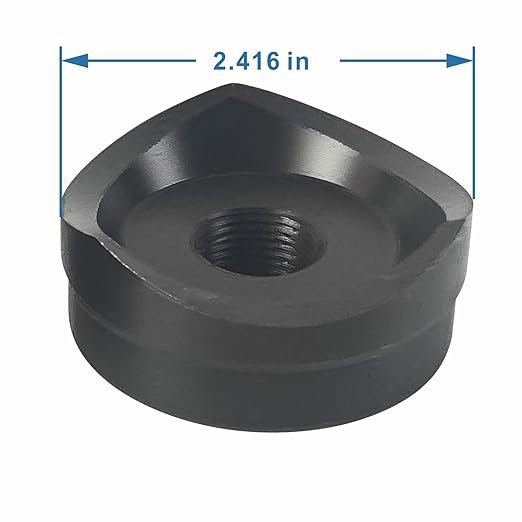AMZCNC 2" Conduit Punch and Die for Hydraulic Knock Out Driver 3/4"-16UN Thread ((Conduit Hole Size) 2")(Actual Hole Size: 2.42")