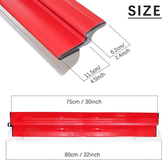 Drywall Skimming Blade 32 Inch, Smooth Finish, Precision 0.5mm European Stainless Steel Blade (Replaceable),Drywall Skimming Blade Tool for Drywall/Wallboard/Plasterboard