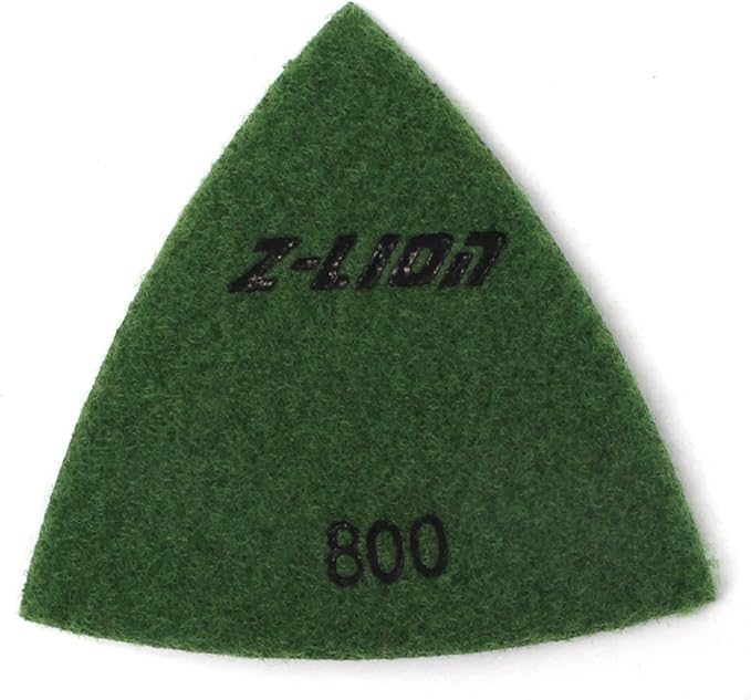 Triangular Sanding Pads Grit 800 for Oscillating Tools by Z-LION