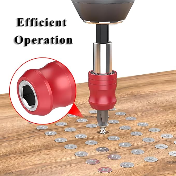 3Pcs Drill Bit Extension 1/4'' Hex Shank Magnetic Screwdriver Bit Holder 2 Inch Quick Release Drill Bit Extension Bar Socket Chuck Adapter for Screws, Driver, Drill