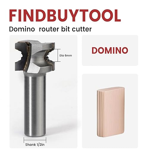 FINDBUYTOOL Domino Router Bit for Festool (D6)