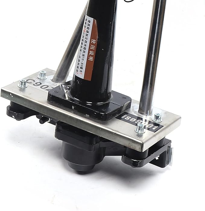 Eapmic Gas Powered Concrete Screed Engine, 4-Stroke 1.2HP 35.8CC Concrete Wet Screed Machine Heavy Duty Stainless Steel Frame Concrete Surface Finishing Vibra Tool Without Leveling Board