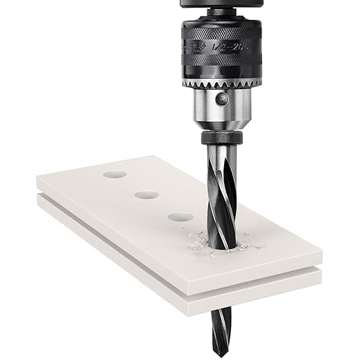 1/2" Reamer Bit Bridge Construction Reamer Drill Bit for Steel Metal Alloy Plastic Wood,M2 HSS Tapered with 1/2" Shank Chuck Alloy to Align Existing Hole and Enlarge Hole