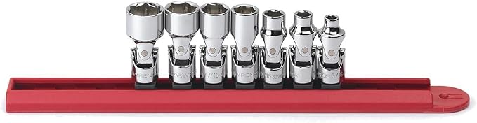 GEARWRENCH 7 Pc. 1/4" Drive 6 Pt. Flex Socket Set, SAE - 80310D