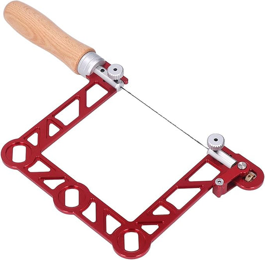 Hand Coping Saw, Mini Coping U Shape Handsaw with Wooden Handle, for Jewelry Making, Woodworking (4 Inch)