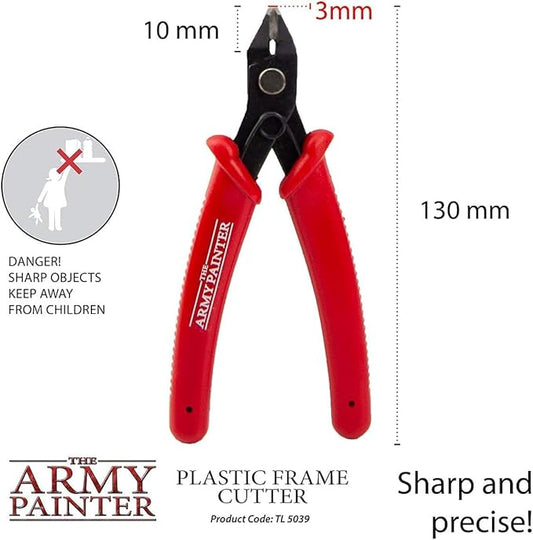 The Army Painter Hobby Tools Plastic Frame Cutter, Stainless Steel Model Flush Cutter, Side Snips, for Plastic Miniatures with Safety Grip Handle, for Miniature Fantasy Tabletop Wargaming