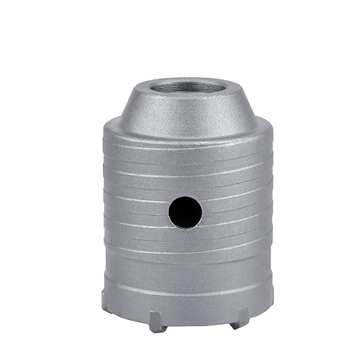 60mm (2-3/8 inch) Concrete Hole Saw with 220mm SDS Plus Connecting Rod, Tungsten Carbide Teeth (7.7mm x 4mm) Cement Hole Saw for Concrete Cement Brick Wall Stone (60mm (2-3/8 inch)