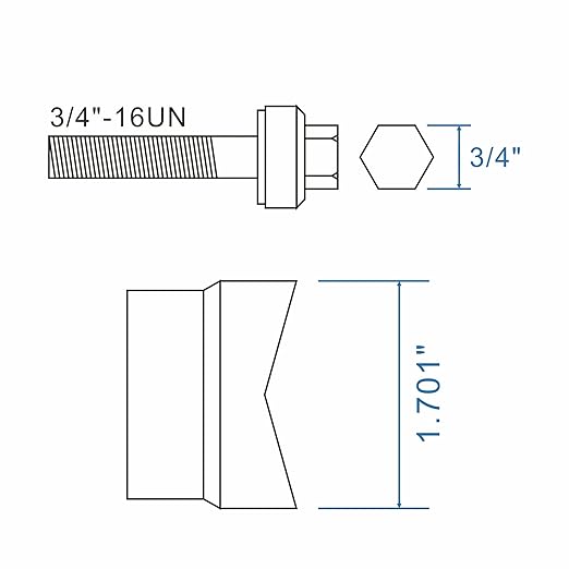 AMZCNC Manual Knockout Punch Kit, Heavy Duty Metal Sheet Knock Out Box Hole Cutter Conduit Punch Driver Die Set ((Conduit Hole Size) 1-1/4" Knockout Punch)
