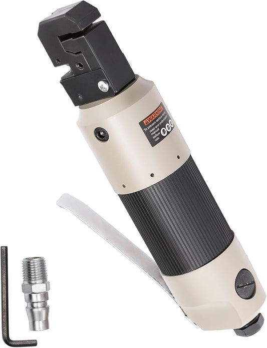 Pneumatic Straight Punch Flange Tool, Auto Body Air Hole Punch and Crimper Flange Tool Sheet Metal Flanging, Car Repair
