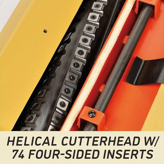 Powermatic 15-Inch Planer, Helical Cutterhead, 3 HP, 230V 1Ph (Model 15HH)