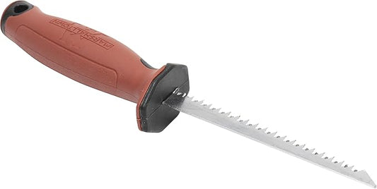 MARSHALLTOWN RockWarrior 2.0 Utility Saw, High Carbon Steel Jab Saw Blade, Soft Grip Handle, Cuts Almost any Non-Metallic Material, RW2.0