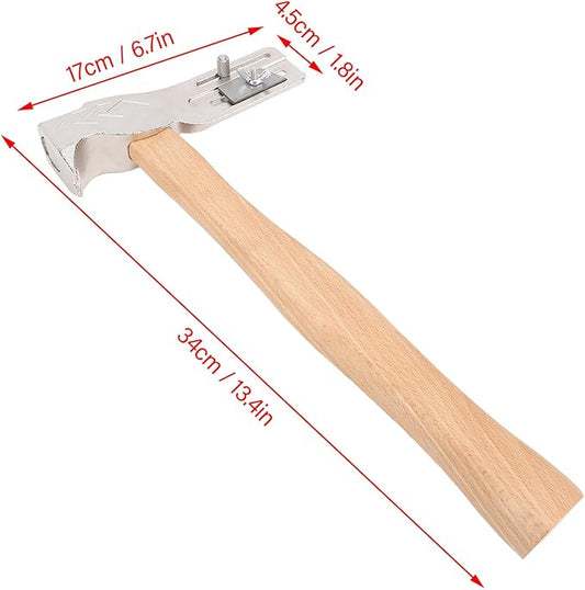 Roofing Hammer, Multi Function Roofing Hatchet Hammer for Roof Repair, Construction Hammers Portable Shingler Hammers with Nail Pulling and Striking Function