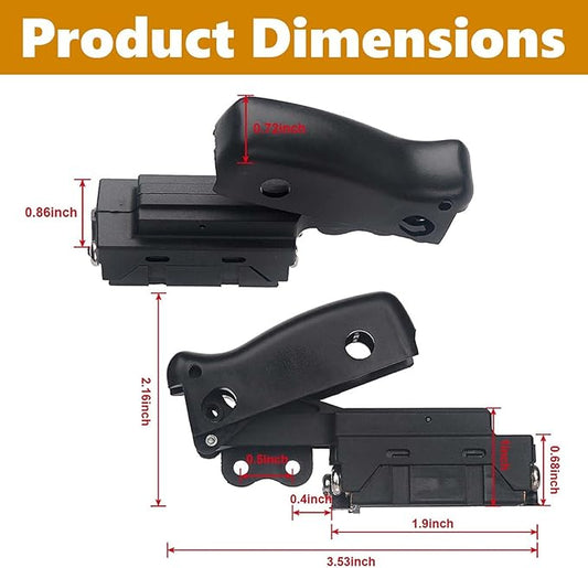 Replacement Part New Miter Saw Trigger Power Switch for Dewalt DW712 DW715 DW716 DW717 DW718 DWS780