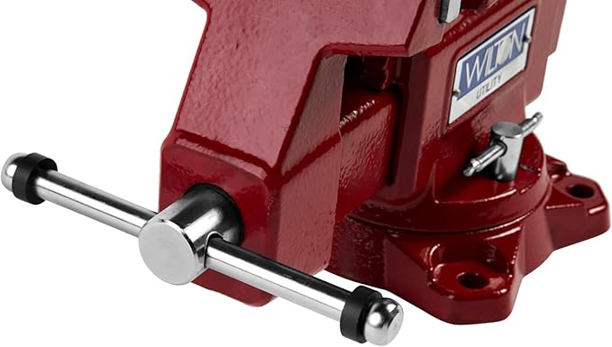 Wilton Utility Bench Vise, 4-1/2" Jaw Width, 4" Jaw Opening, 2-5/8" Throat (Model 674U)