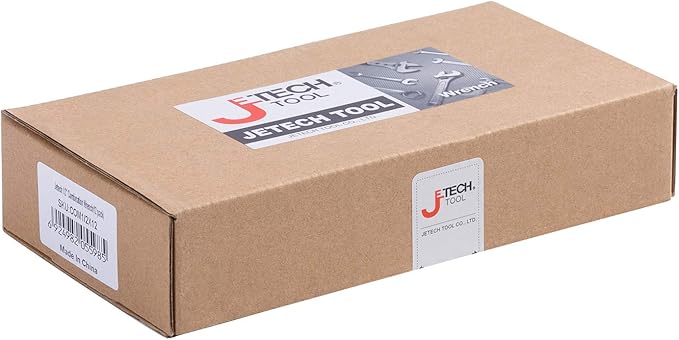 Jetech 1/2 inch Combination Wrench (12 Pack) - Durable SAE Inch Cr-V Steel High Strength Spanner in Sand Blasted Finish