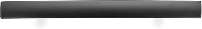 Ravinte 10 Pack | 5-3/16'' Curved Cabinet Pulls Matte Black Kitchen Drawer Pulls Arch Cabinet Handles 5-1/6?쒵ength, 3??Hole Center