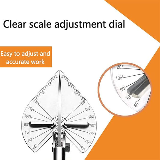 Miter Shears for Trim and Molding ??Adjustable Angle Cutter 45째??35째, Hand Tool for Soft Wood, Quarter Round, PVC, Rubber, Popsicle Sticks, Decorative Edges