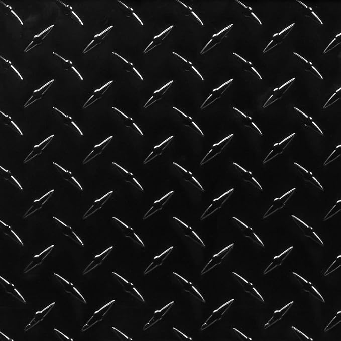 ARKSEN 39 Inch Aluminum Diamond Plate Trailer Tongue Box,Waterproof Under Truck Tool Box for Pick Up Truck Bed, RV Trailer, ATV with Lock and Keys - Black