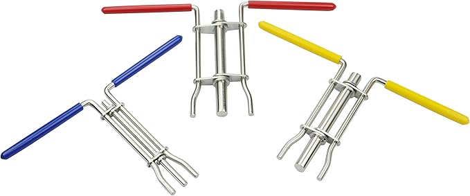 Seal Installer Kit 3pc Seal Installation Tool Large, Medium and Small Hydraulic Cylinder Seal Tool Hydraulic Cylinder Tools With Rubber Protection Handle