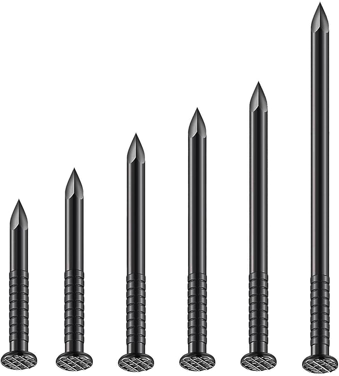 Black High Strength Nails Kit, Hanging Nails Kit, Wall Nails Kit, Wood Nails Kit, Long Nails Kit