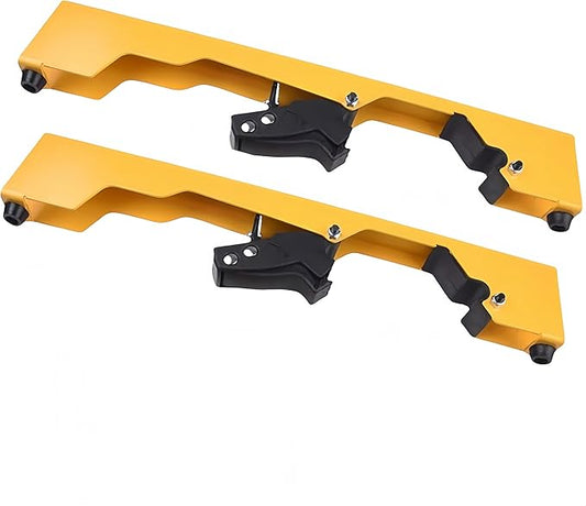 DW7231 Miter Saw Mounting Brackets Compatible with Dewalt's DW723,DWX723,DWX724 and DWX725 DWX725B Heavy Duty Miter Saw, (2 pack) Yellow