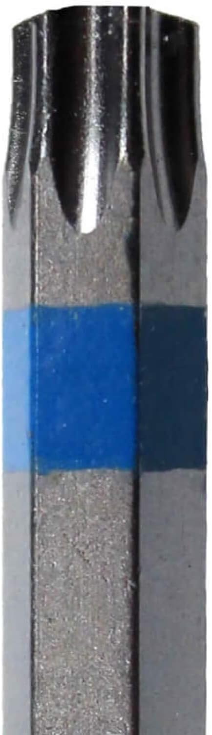 T40 x 2 Torx/Star Driver Bit - Color Coded Quick Change Shank Bit for Screws and Fasteners (100)