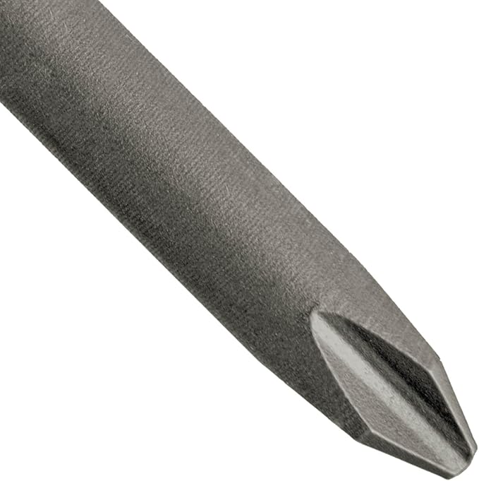 2 x 6 Inch Phillips Driver Bit - Galvanized Steel with 1/4" Quick Change Out Shank - For #2 Phillips Screw Heads or Other Standard #2 Phillips Head Fasteners