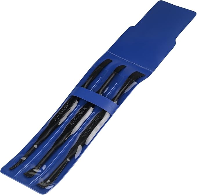 Bojo Tools - 3-Piece Plastic Smoothing Tool Kit in Pouch - Heavy Duty 5-PACK