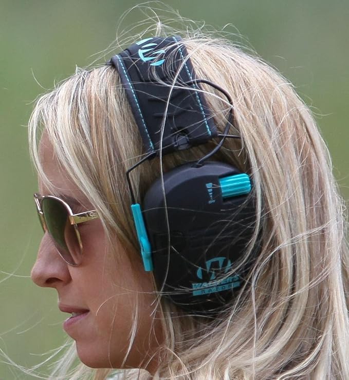 Walker's Razor Slim Ultra Low Profile Compact Design Adjustable Range Shooting Hunting Hearing Protection Electronic Earmuffs