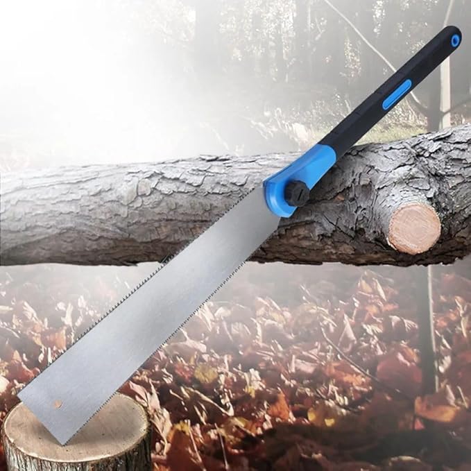 Double Edge Hand Saw Japanese 65MN Pruning Saws Wood Cutter Garden Carpenter Woodworking Tools Fit for Tenon Wood Bamboo Cutting