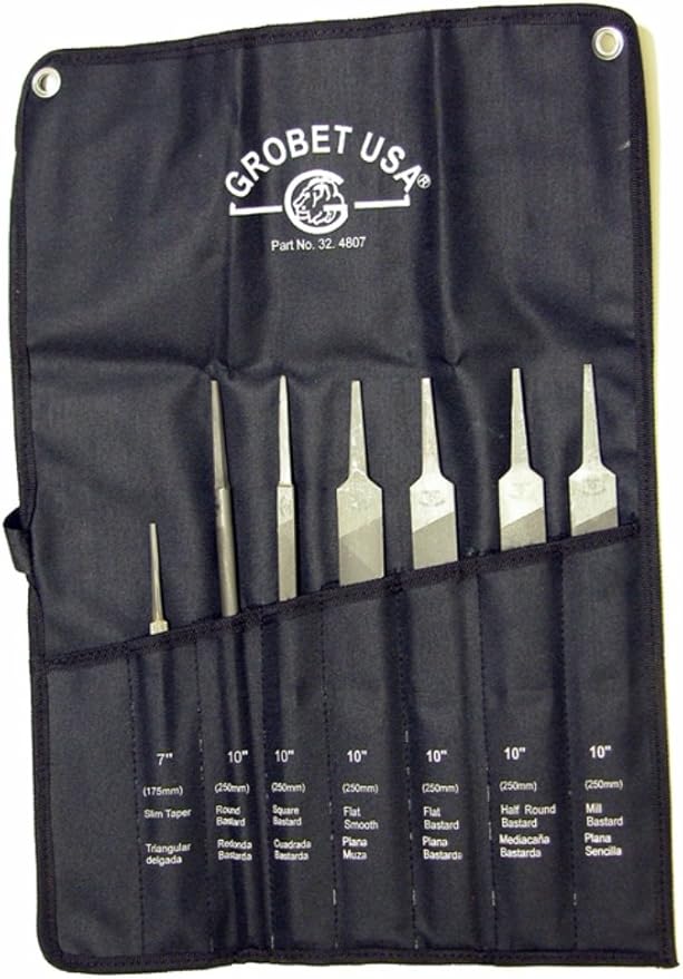 7 Piece Assorted American Pattern File Set