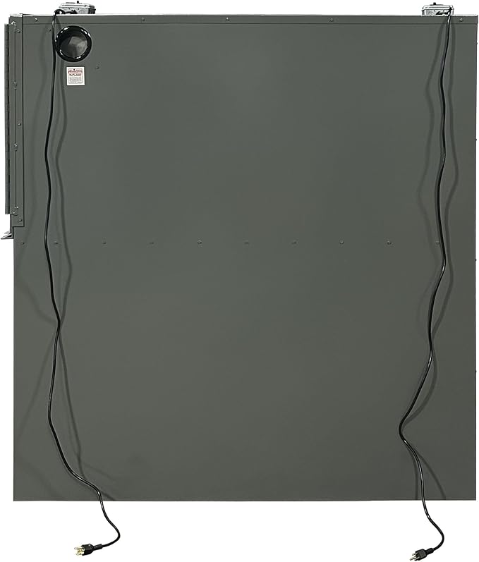 Skat Blast TP Tools USA 2858FP Abrasive Sandblast Sandblasting Cabinet with HEPA Vacuum, 58"W x 28"D x 28"H Work Area, Made in USA