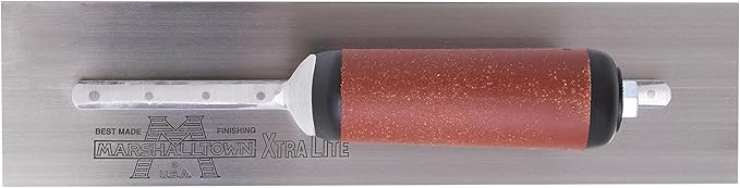 MARSHALLTOWN High Carbon Steel Finishing Trowel, 4.5 x 11 Inch Concrete, Masonry and Drywall Finishing Tool, Made in the USA, MXS114DC