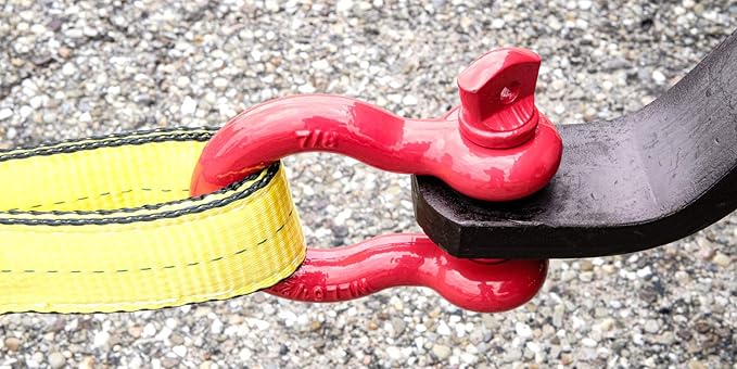 Mytee Products (20 Pack 5/16" Anchor Shackle Forged Carbon Steel w/Alloy Screw Pin WLL # 0.75 Ton (1,500 Lbs.)|Double Rust Protection Heavy Duty D Ring Shackle for Towing, Rigging & Vehicle Recovery