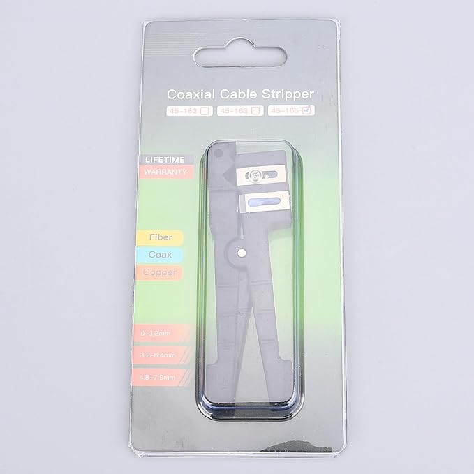 Fiber Optic Tool 45-165 Fiber Loose Tube Transverse Fiber Optic Buffer Tube Coaxial Cable Stripper Coax Stripping Hand Tool