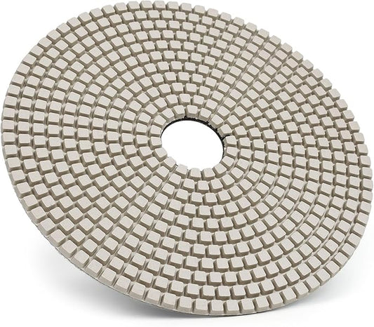 Casaverde 7" Stone Diamond Polishing Pads Grit 3000 for Concrete Marble Quartz Stone Countertop Granite Polish