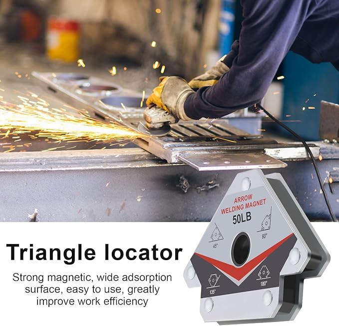 GUTIMORE 50LB Welding Magnet 4pcs, Welding Magnetic Holder, Holding Power Welding Accessories