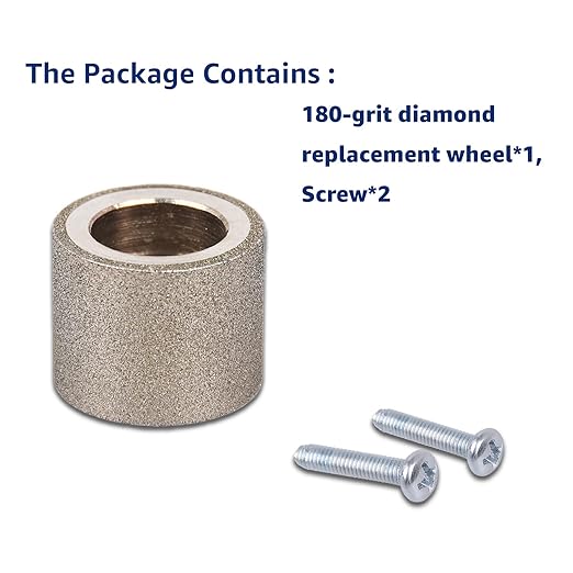 for Drill Doctor 180 Grit Diamond Replacement Wheel Compatible with Drill Doctor XP, 500X, 750X Drill Bit Sharpener Wheel - DA31320GF