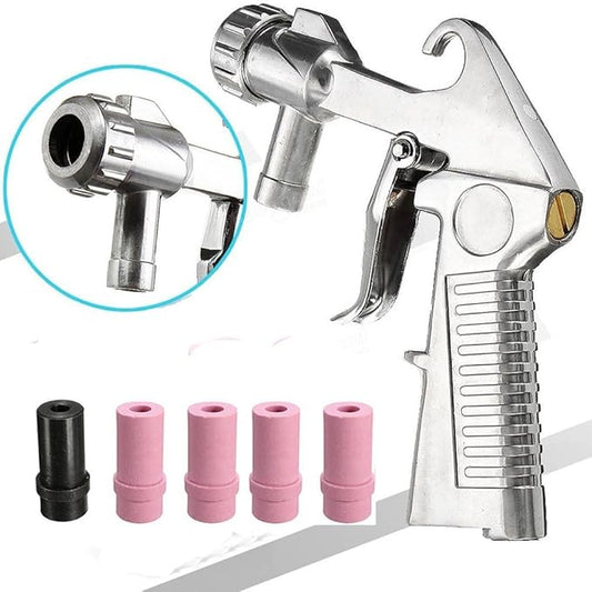 Sand Blaster Kit Blasting Sandblaster Siphon Feed Gun Nozzle Rust Remove Abrasive Sand Blasting for Sandblast Cabinets