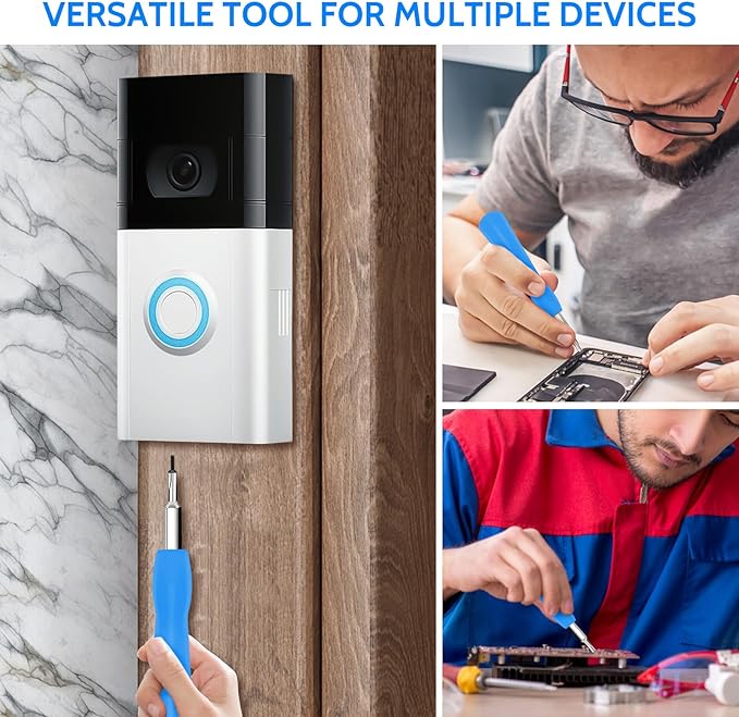 Ring Doorbell Screwdriver for ALL Models Ring Video Doorbell 4-in-1 Doorbell Maintenance Kit